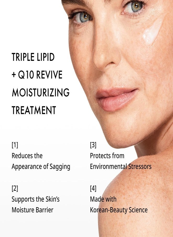 ديبولوجية مرطب الوجه ديبولوجي ثلاثي الدهون + كيو 10 | كريم يومي للوجه مع سيراميدات ونياسيناميد لجميع أنواع البشرة | مرطب للوجه يستهدف علامات إجهاد البشرة | 1.69 أونصة سائلة - Image 2